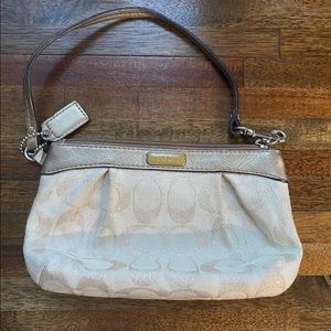 COACH small GOLD wristlet